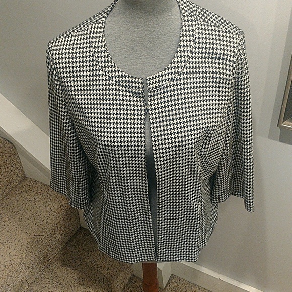 Kim Rodgers PXL Hounds Tooth Jacket